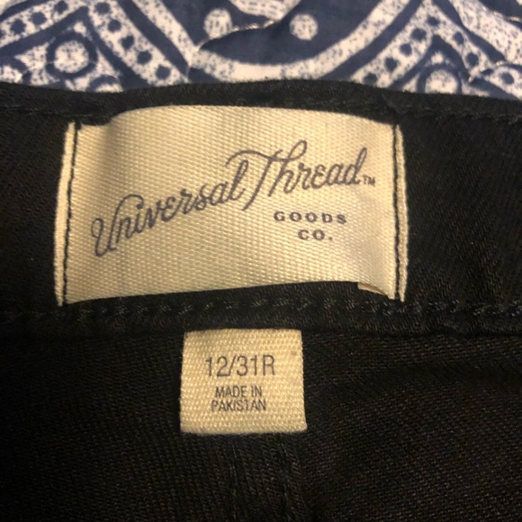 Universal Thread black Jeans Size 12 - Picture 6 of 7
